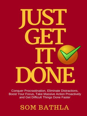 cover image of Just Get It Done